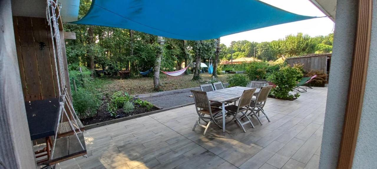 Chambre Chez L'Habitant Avec Spa Et Petit-Dejeuner En Lisiere De Foret Le Teich Exterior photo