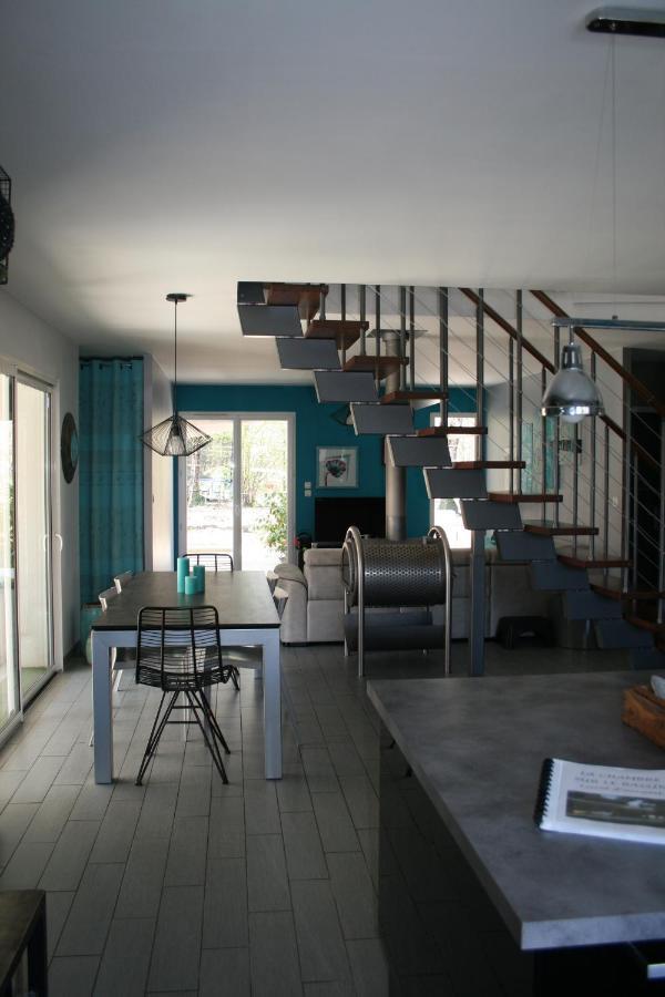 Chambre Chez L'Habitant Avec Spa Et Petit-Dejeuner En Lisiere De Foret Le Teich Exterior photo